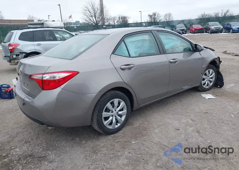 2016 Toyota Corolla Le from USA, damaged, VIN 2T1BURHE7GC680450